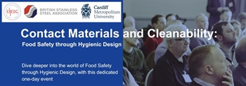Contact Materials and Cleanability: Food Safety through Hygienic Design