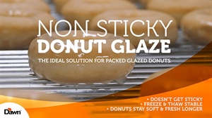 Dawn Foods introduces non-sticky Donut Glaze